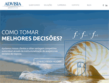 Tablet Screenshot of advisiaanalytics.com
